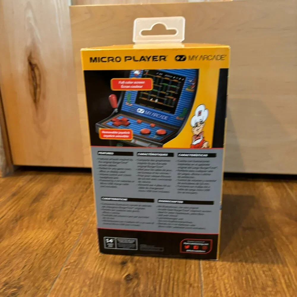 New My Arcade Micro Player Retro Arcade Burgertime 2.75